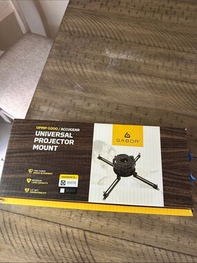 Gabor Universal Projector Mount in Black and Yellow